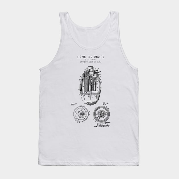 HAND GRENADE Tank Top by Dennson Creative